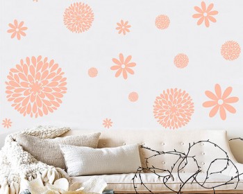 Flowers Pattern Wall Sticker Flowers Pattern Wall Sticker